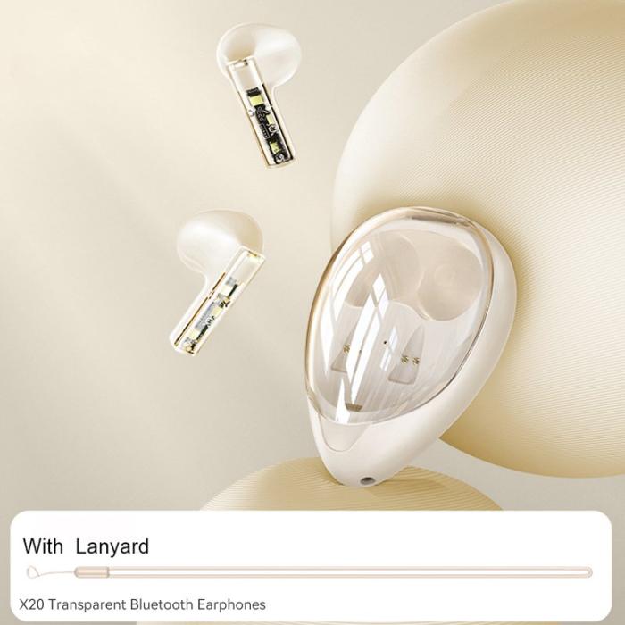 XUNDD - XUNDD X20 Trådlösa Bluetooth-hörlurar Stereo Aprikos