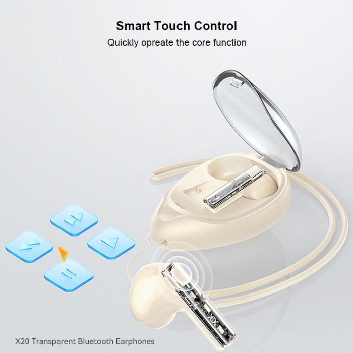 XUNDD - XUNDD X20 Trådlösa Bluetooth-hörlurar Stereo Aprikos