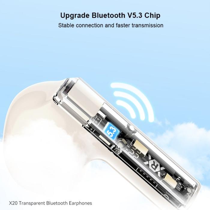 XUNDD - XUNDD X20 Trådlösa Hörlurar Bluetooth Vit
