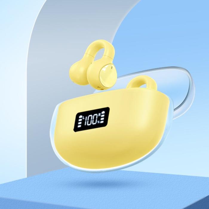 XUNDD - XUNDD X25 V5.3 TWS Hörlurar Sport Bluetooth Gult