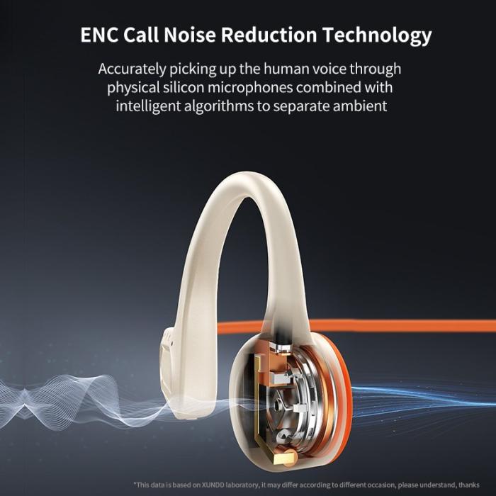 XUNDD - XUNDD X26 Bone Conduction Hörlurar Bluetooth Svart