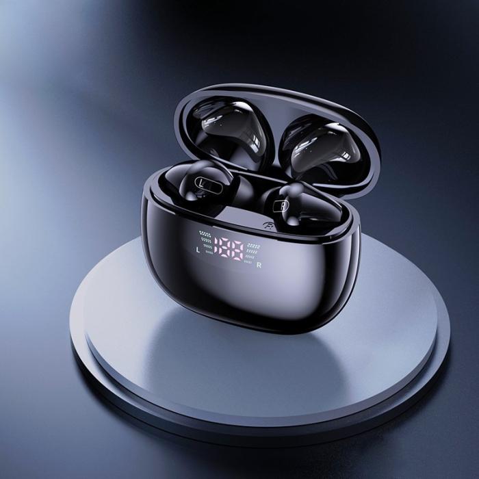 XUNDD - XUNDD X28 TWS Bluetooth Hörlurar ANC Noise Cancelling Svart