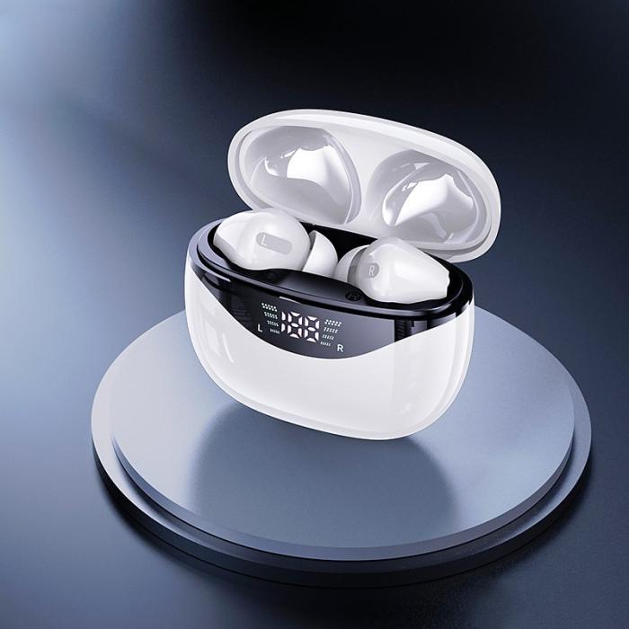 XUNDD - XUNDD X28 TWS Bluetooth Hörlurar ANC Stöd Vit