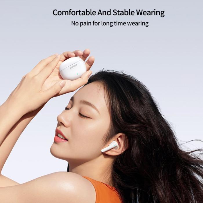 XUNDD - XUNDD X29 TWS Hörlurar ENC Brusreducering Bluetooth Vit