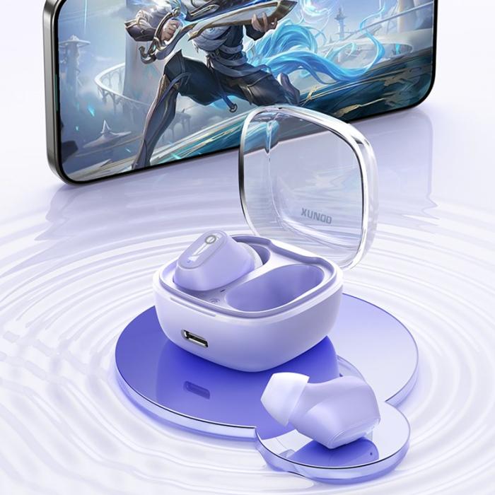 XUNDD - XUNDD X32 TWS Mini In-ear Bluetooth Hörlurar Trådlös Lila