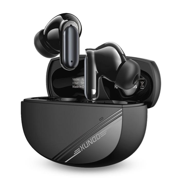 XUNDD - XUNDD X47 Trådlösa Hörlurar ANC ENC Brusreducering Svart