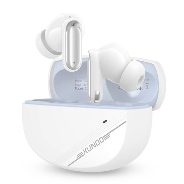 XUNDD - XUNDD X47 Trådlösa Hörlurar ANC ENC Brusreducering Vit