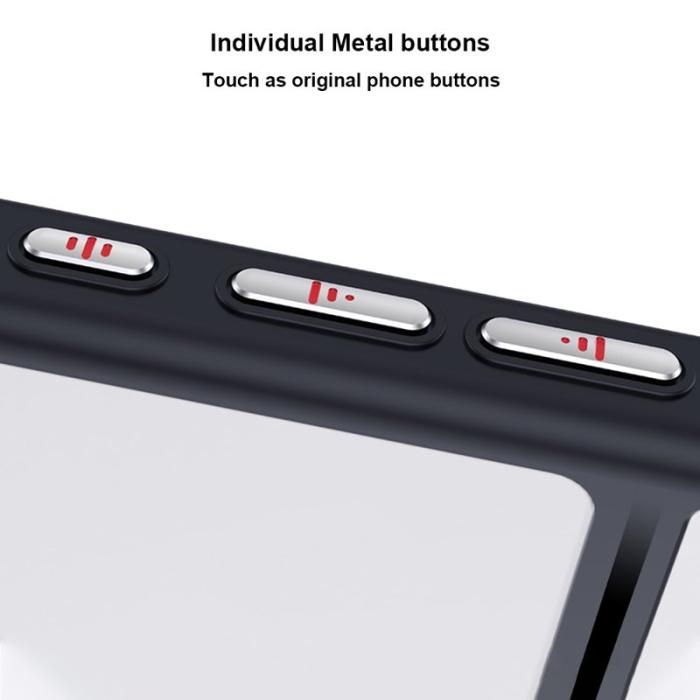 XUNDD - XUNDD XDD-0007 iPhone 16 Plus Skal MagSafe TPU+PC Matt Svart