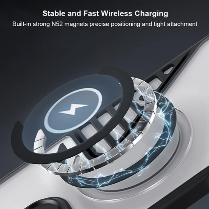 XUNDD - XUNDD XDD-0007 iPhone 16 Skal MagSafe TPU+PC Matt Svart