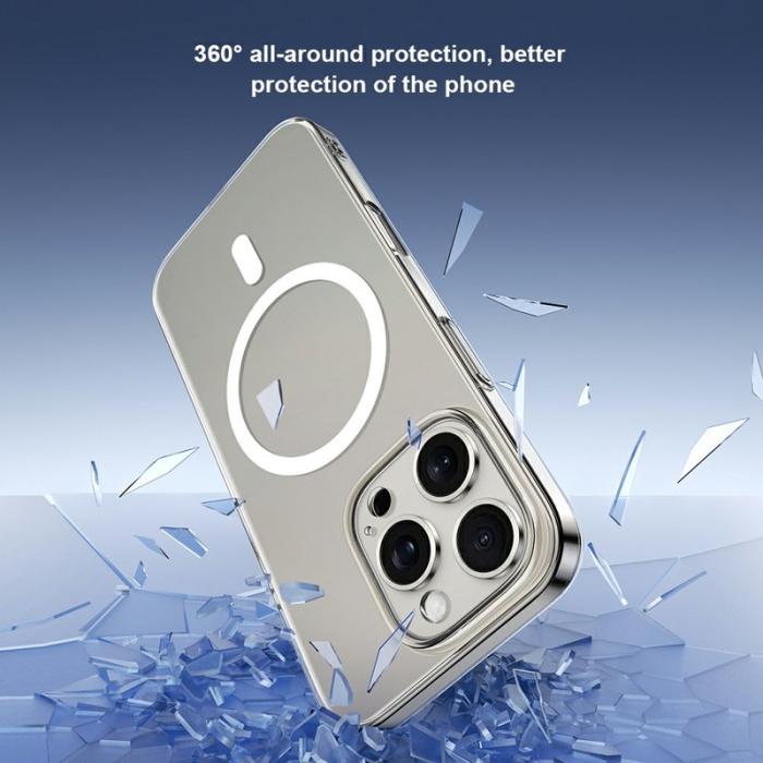 XUNDD - XUNDD XDD-0010 iPhone 16 Pro Skal MagSafe Ultra-Tunn Klar Vit