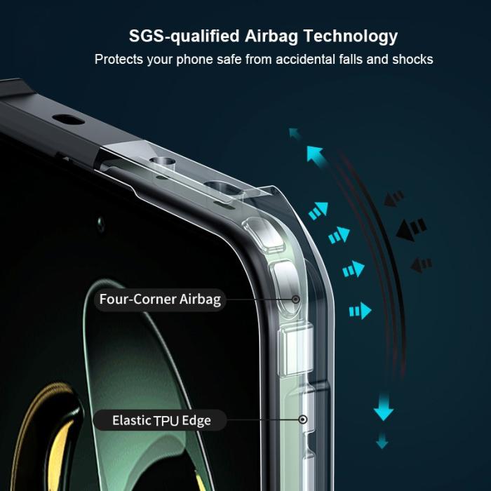 XUNDD - XUNDD Xiaomi 13T Pro Skal Anti-Scratch Slim-Fit Transparent