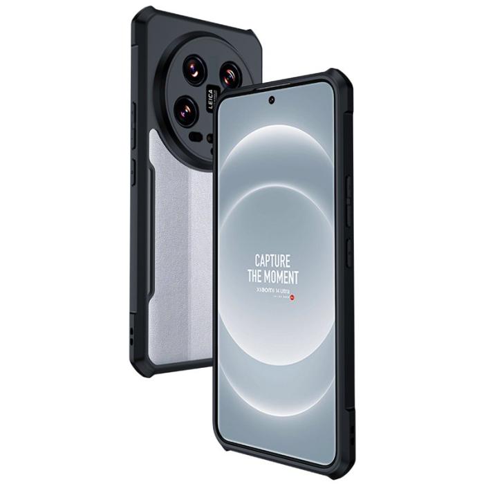 XUNDD - XUNDD Xiaomi 14 Ultra Skal TPU+Acrylic Drop Skydd Svart