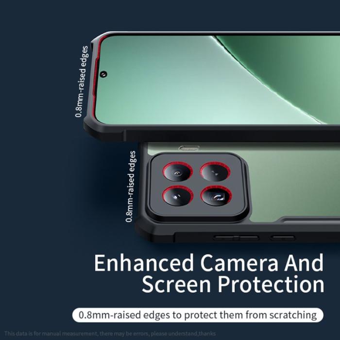 XUNDD - XUNDD Xiaomi 15 Pro Skal Dropproof TPU + Akryl Klar Bakgrund