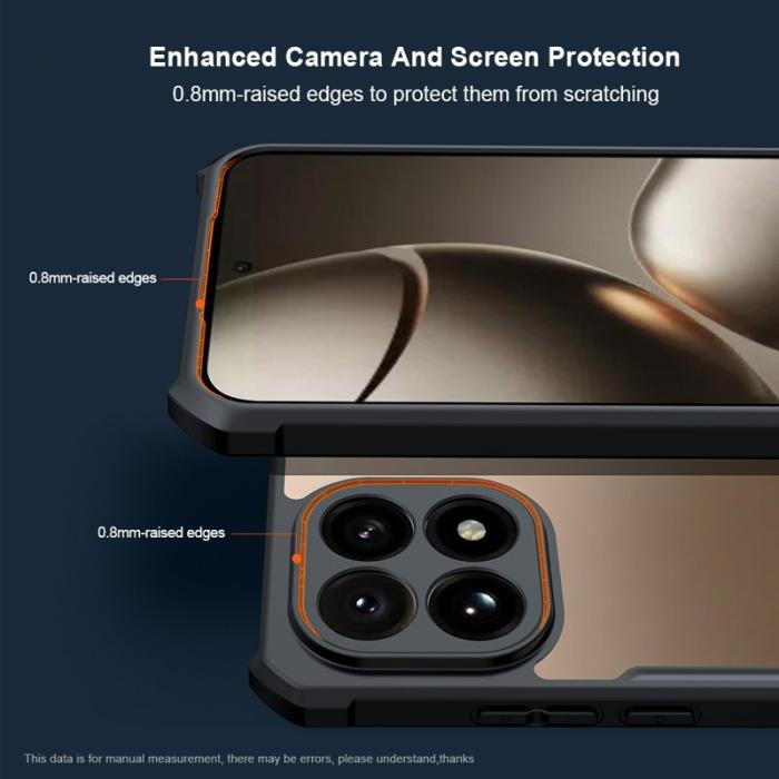 XUNDD - XUNDD Xiaomi 15T Skal Dropproof TPU + Akryl Klar Bakside