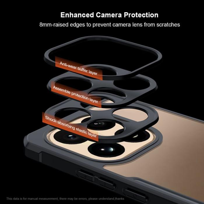 XUNDD - XUNDD Xiaomi 15T Skal Dropproof TPU + Akryl Klar Bakside