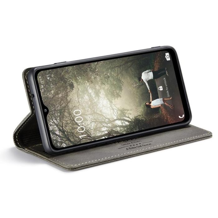 AUTSPACE - AUTSPACE A01 för Samsung Galaxy A32 5G Fodral PU Läder - Kaffe