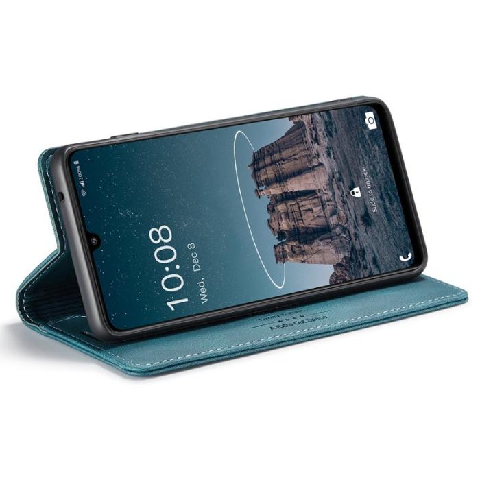 AUTSPACE - AUTSPACE A01 för Samsung Galaxy A33 5G Fodral PU Läder - Blå