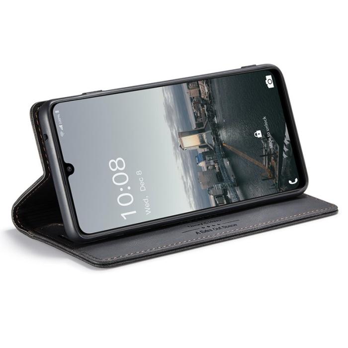 AUTSPACE - AUTSPACE A01 för Samsung Galaxy A33 5G Fodral PU Läder - Svart