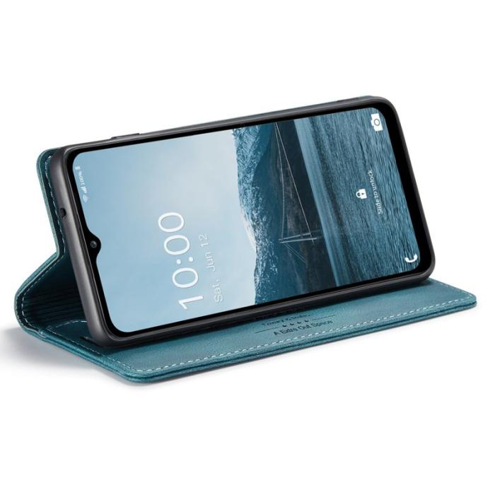 AUTSPACE - AUTSPACE A01 Fodral för Samsung Galaxy A13 5G - PU Läder - Blå