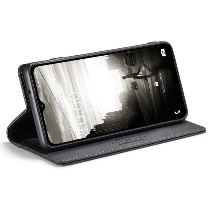 AUTSPACE - AUTSPACE A01 Fodral för Samsung Galaxy A13 5G - PU Läder - Svart