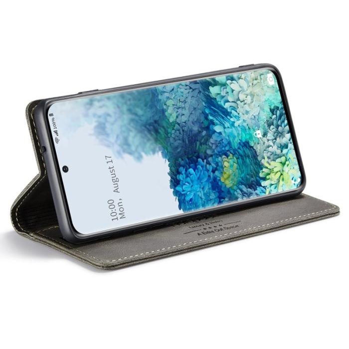 AUTSPACE - AUTSPACE A01 Samsung Galaxy S20 Ultra Fodral PU Läder - Kaffe