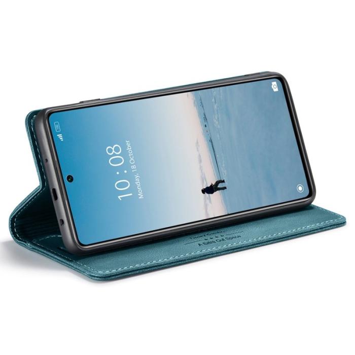 AUTSPACE - AUTSPACE A01 Skal för Xiaomi 12 Lite 5G - PU Läder - Blå