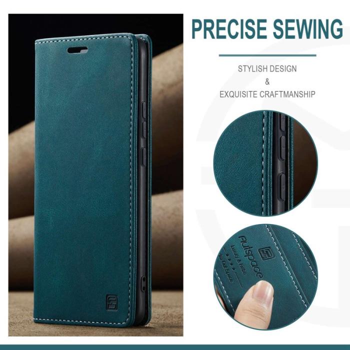 AUTSPACE - AUTSPACE A01 Skal för Xiaomi 12 Lite 5G - PU Läder - Blå