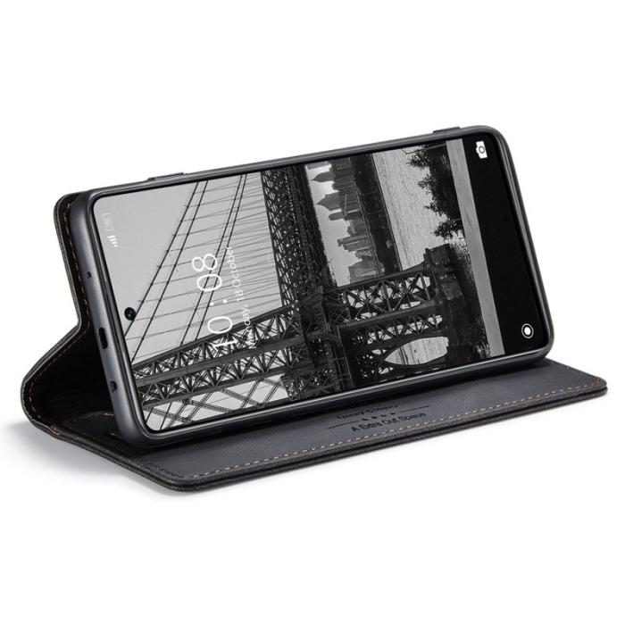 AUTSPACE - AUTSPACE A01 Skal i PU-läder för Xiaomi 12 Lite 5G - Svart