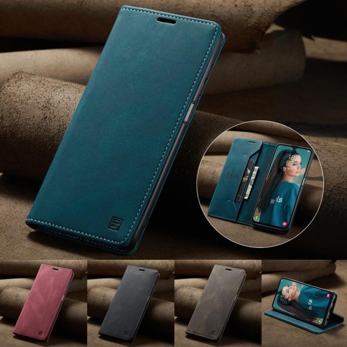 AUTSPACE - AUTSPACE A01 Wallet Fodral för Samsung Galaxy M23 5G - Blå