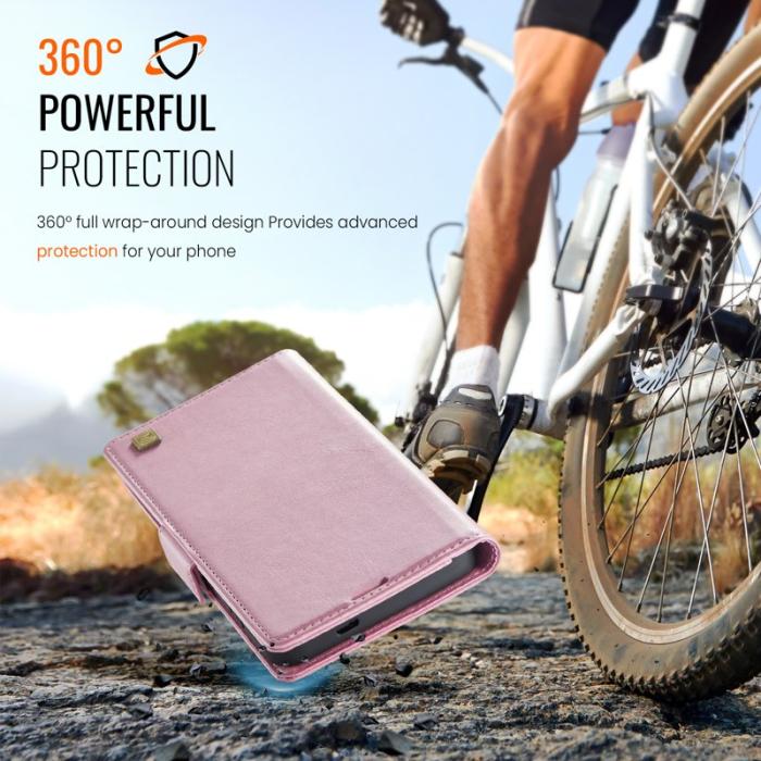 AUTSPACE - AUTSPACE Fodral för Samsung Galaxy A56 5G Äkta läder - Rosa