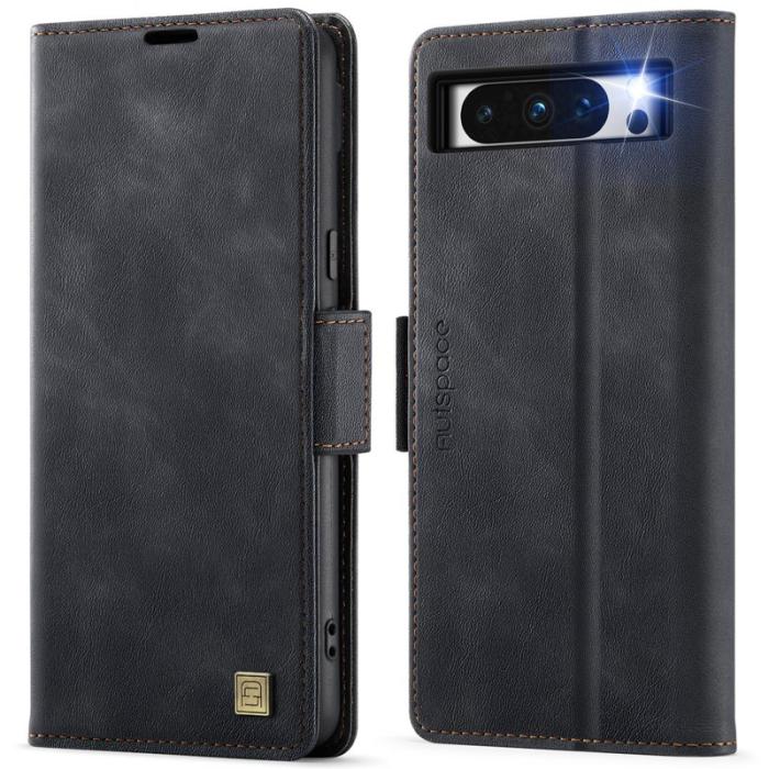 AUTSPACE - AUTSPACE Google Pixel 8 Pro Fodral Äkta läder - Svart