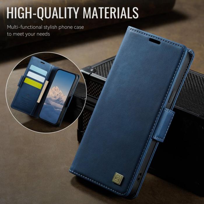 AUTSPACE - AUTSPACE Google Pixel 9 Pro XL Fodral Äkta läder - Blå