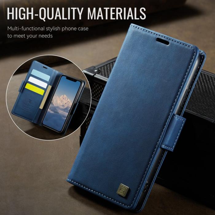 AUTSPACE - AUTSPACE iPhone 11 Pro Max Fodral Äkta läder - Blå