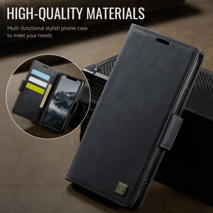 AUTSPACE - AUTSPACE iPhone 11 Pro Max Fodral Äkta läder - Svart