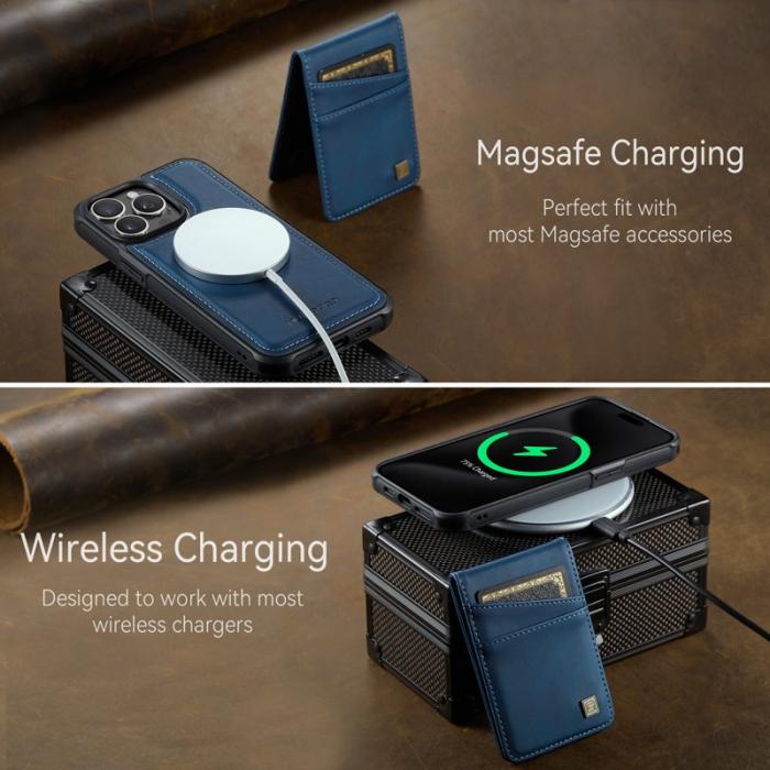 AUTSPACE - AUTSPACE iPhone 12 Pro Fodral Äkta läder - Blå