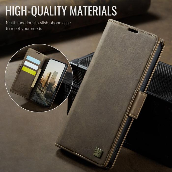 AUTSPACE - AUTSPACE iPhone 12 Pro Fodral Äkta läder - Brun