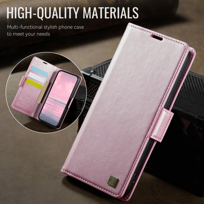 AUTSPACE - AUTSPACE iPhone 12 Pro Fodral Äkta läder - Pink