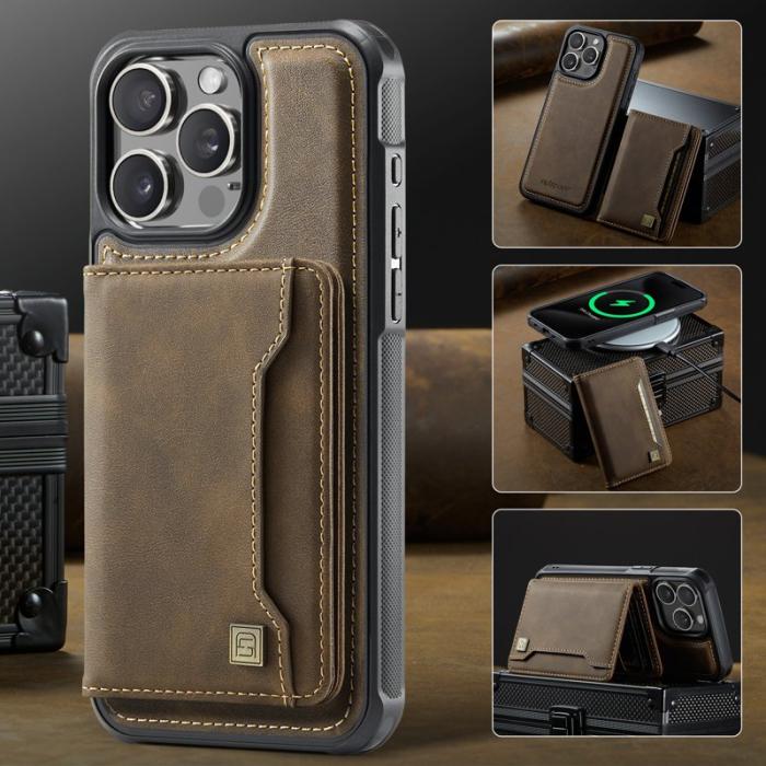 AUTSPACE - AUTSPACE iPhone 13 Pro Max Fodral Äkta läder - Kaffe