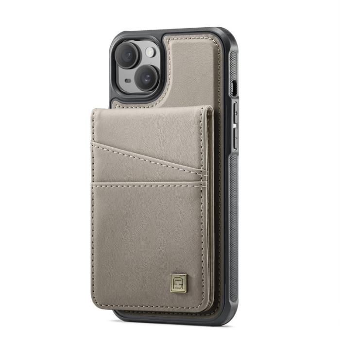 AUTSPACE - AUTSPACE iPhone 14 Fodral Äkta läder - Grå