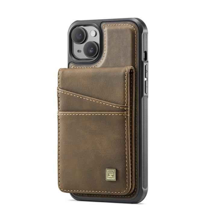 AUTSPACE - AUTSPACE iPhone 14 Plus Fodral Äkta läder - Kaffe