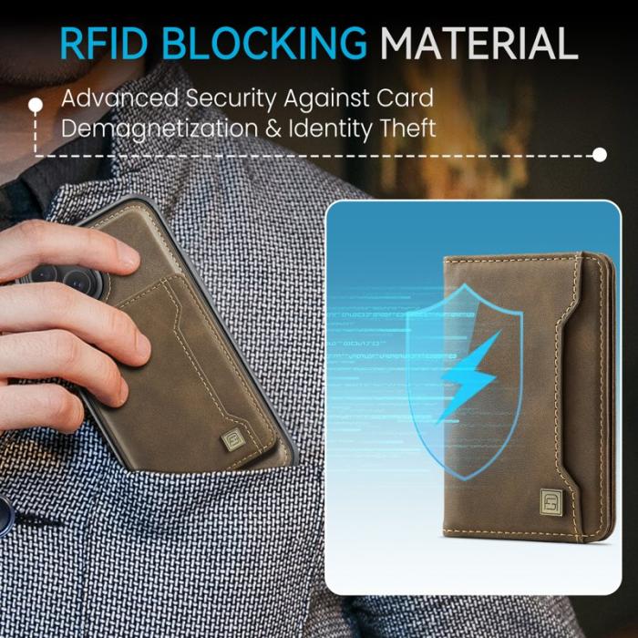 AUTSPACE - AUTSPACE iPhone 14 Plus Fodral Vintage Läder - Kaffe