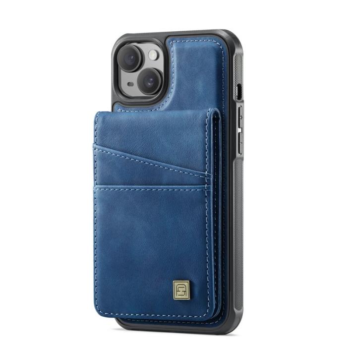 AUTSPACE - AUTSPACE iPhone 15 Fodral Äkta läder - Blå