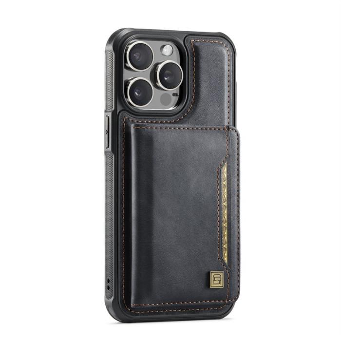 AUTSPACE - AUTSPACE iPhone 15 Pro Fodral Äkta läder - Svart