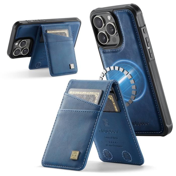 AUTSPACE - AUTSPACE iPhone 15 Pro Max Fodral Äkta läder - Blå