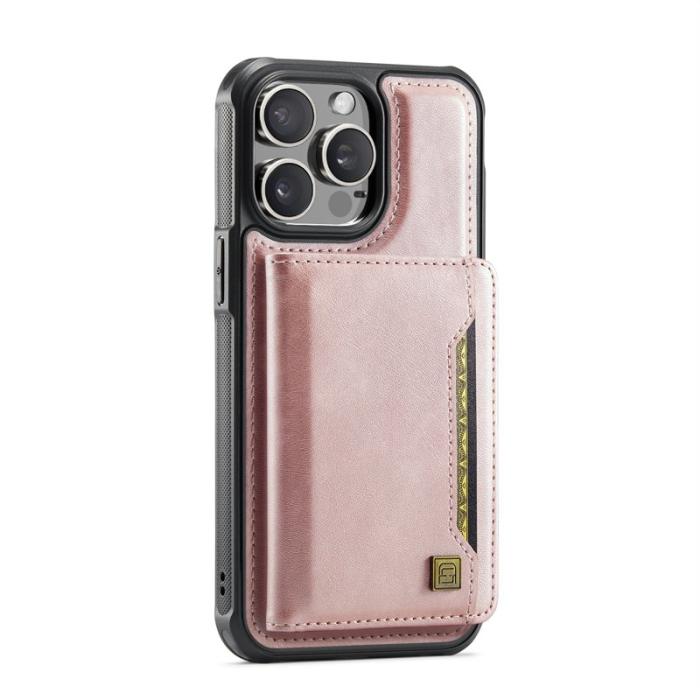 AUTSPACE - AUTSPACE iPhone 15 Pro Max Fodral Äkta läder - Rose Gold