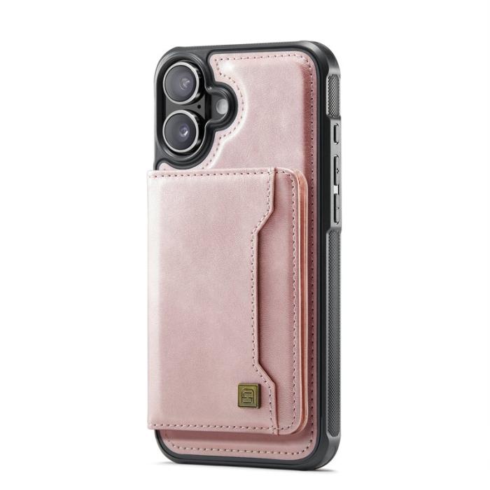 AUTSPACE - AUTSPACE iPhone 16 Plus Fodral Vintage Läder - Rose Gold