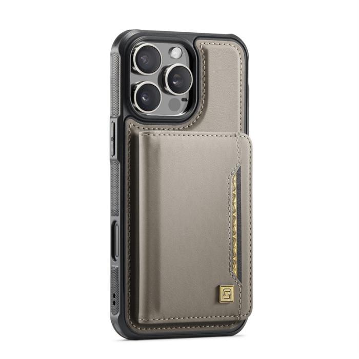 AUTSPACE - AUTSPACE iPhone 16 Pro Fodral Äkta läder - Grå