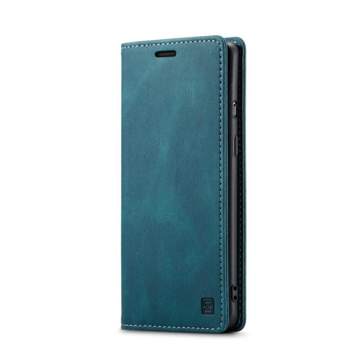 AUTSPACE - AUTSPACE OnePlus 8T Wallet Fodral Äkta läder - Blå