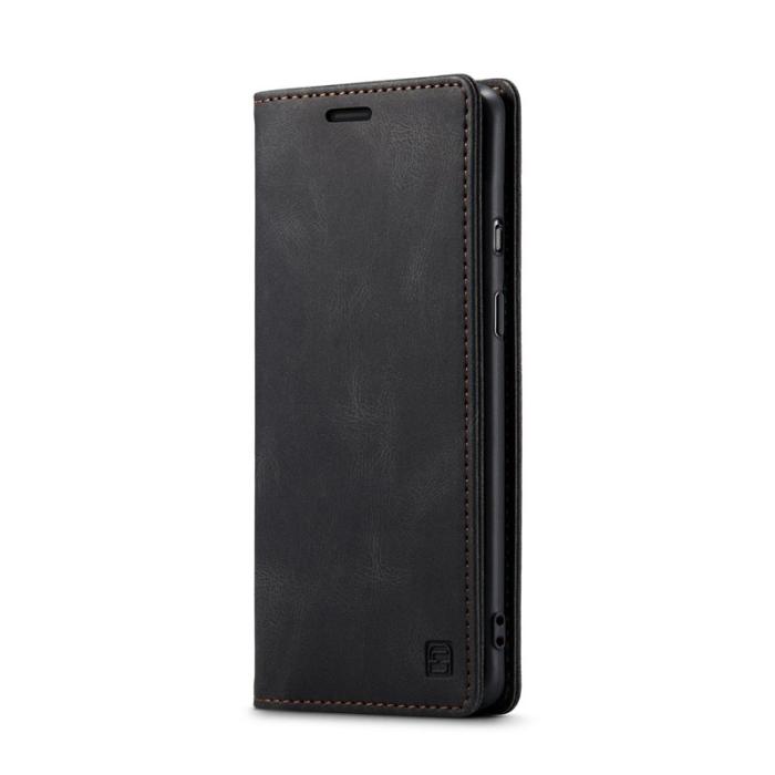 AUTSPACE - AUTSPACE OnePlus 8T Wallet Fodral Äkta läder - Svart