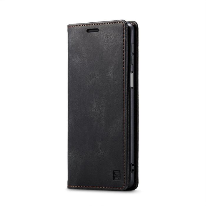 AUTSPACE - AUTSPACE Samsung Galaxy A16 5G Wallet Fodral Äkta läder - Svart